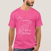 Golden Retriever Moederdag Hondeneigenaar Familie  T-shirt (Voorkant)