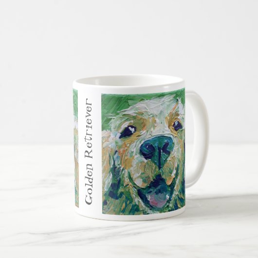 Golden Retriever mok (Voorkant rechts)