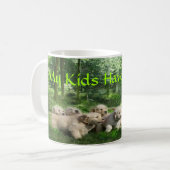 Golden Retriever Mok Mijn Kinderen hebben vier leg (Voorkant links)