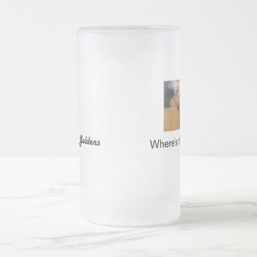 Golden Retriever Mok van glas, Partij (Center)