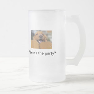 Golden Retriever Mok van glas, Partij