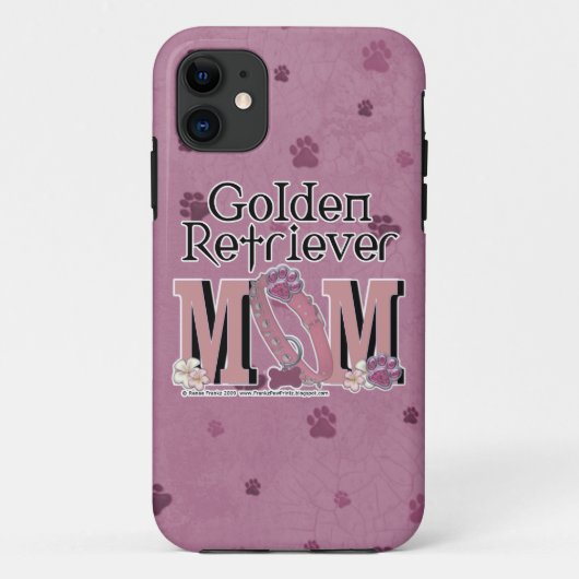 Golden Retriever MOM Case-Mate iPhone Case (Achterkant)