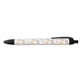 Golden Retriever Mom Pattern Zwarte Inkt Pen (Bovenkant)