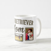 Golden Retriever Mom Personalized Mug - Custom Koffiemok (Voorkant rechts)