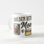 Golden Retriever Mom Personalized Mug - Custom Koffiemok (Voorkant links)