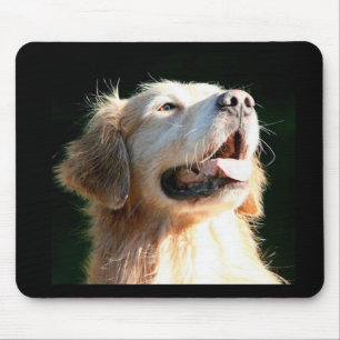 Golden Retriever Mousepad Happy Puppy Muismat