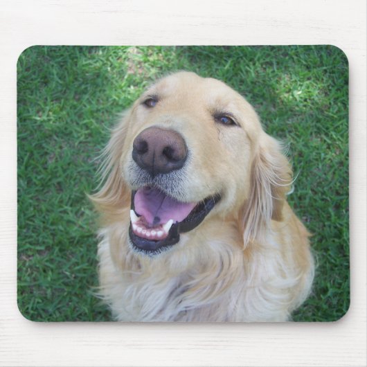 Golden Retriever Mousepad Muismat (Voorkant)