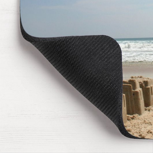 Golden Retriever Mousepad Sandcastles Muismat (Hoek)