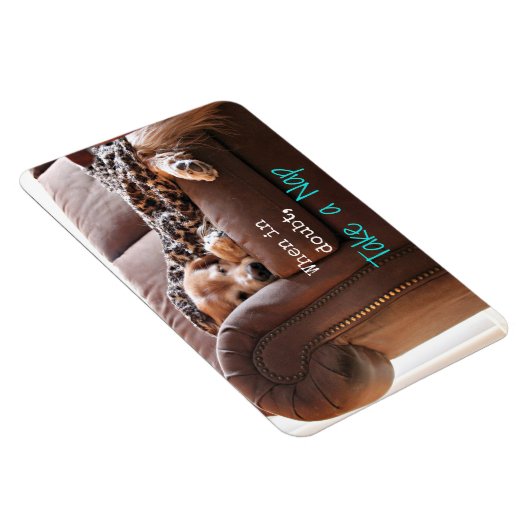 Golden Retriever Neem een nap Magneet (Rechterzijde)