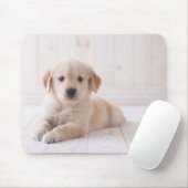 Golden Retriever neerwaarts Muismat (Met muis)