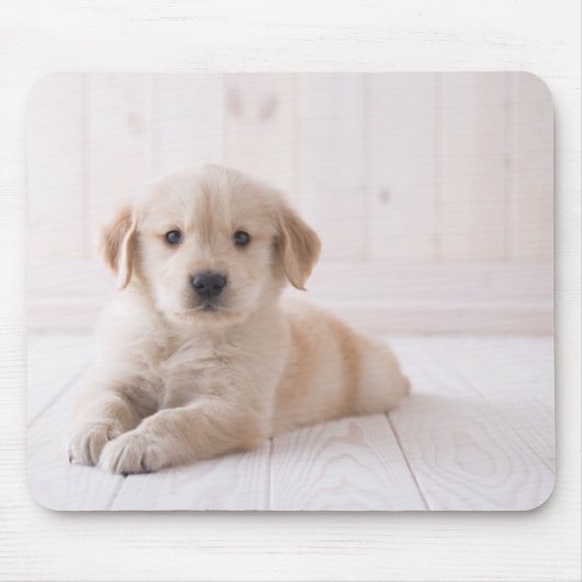 Golden Retriever neerwaarts Muismat (Voorkant)