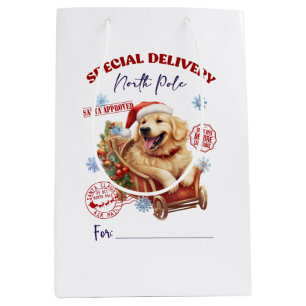 Golden Retriever Noordpool Delivery Medium Cadeauzakje