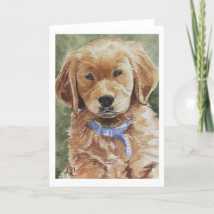 Golden retriever Notecards Kaart
