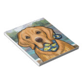 Golden Retriever Notitieblok (Schuin)