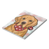 Golden Retriever Notitieblok (Linkerzijde)