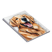 Golden Retriever Notitieboek (Rechterzijde)