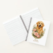 Golden Retriever Notitieboek (Binnen)
