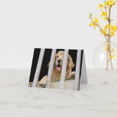 Golden Retriever notitiekaart (Gele Bloem)