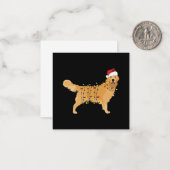 Golden Retriever Notitiekaartje (Voorkant / Achterkant in situ)