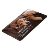 Golden Retriever oefent emotivationeel uit Magneet (Linkerzijde)