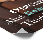 Golden Retriever oefent emotivationeel uit Poster (Hoek)