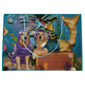 Golden Retriever onder het Zee Groot Cadeauzakje (Voorkant)