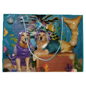 Golden Retriever onder het Zee Groot Cadeauzakje (Achterkant)