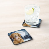 Golden Retriever Onderzetter set (Rechterzijde)