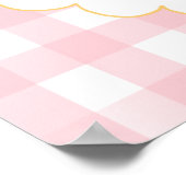 Golden Retriever One Golden Year Verjaardag Welkom Poster (Hoek)