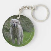 Golden Retriever op 2 Sleutelhanger (Achterkant)