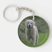 Golden Retriever op 2 Sleutelhanger (Voorkant)