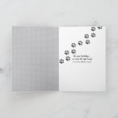 Golden Retriever op de verjaardag van de mobiele t Kaart (Binnen)