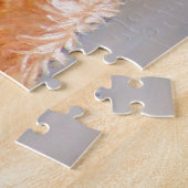 Golden Retriever op het strand met Tennis Ball Puz Legpuzzel (Zijkant)