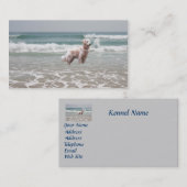 Golden Retriever op het Visitekaartje van de biede (Voorkant / Achterkant)