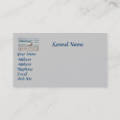 Golden Retriever op het Visitekaartje van de biede (Achterkant)