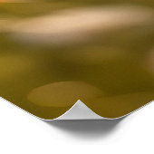 Golden Retriever op het zonnige gras Poster (Hoek)