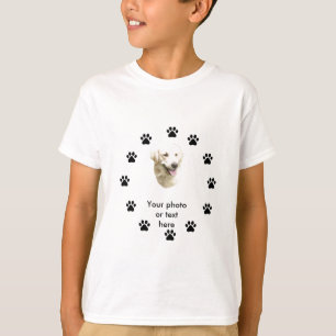 Golden Retriever Orchid Circle T-shirt