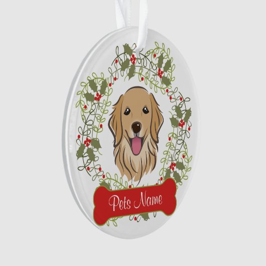 Golden Retriever  Ornament (voorkant)