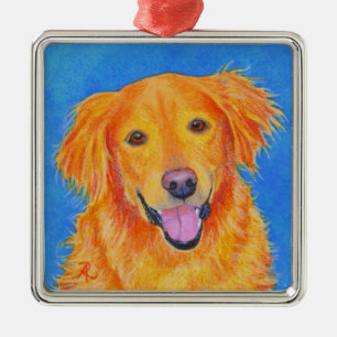 Golden Retriever Ornament - "Amsterdam"