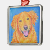 Golden Retriever Ornament - "Amsterdam" (Links)