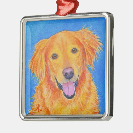 Golden Retriever Ornament - "Amsterdam" (Links)