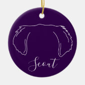 Golden Retriever Ornament (Om Logo) (Voorkant)