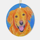 Golden Retriever Ornament - "Sydney" (Links)
