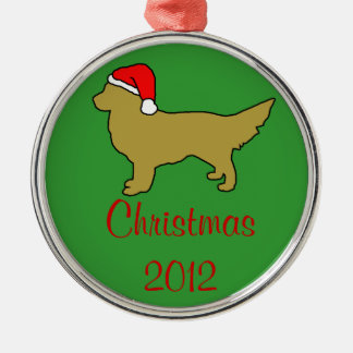 Golden Retriever Ornaments: kerstboom Metalen Ornament