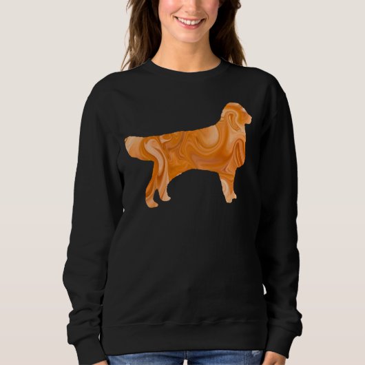 Golden Retriever Outline Trui (Voorkant)