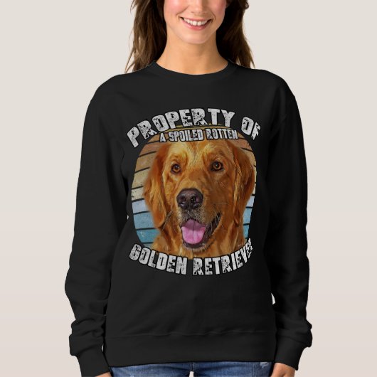 Golden Retriever Owner   Retro Property Of Trui (Voorkant)