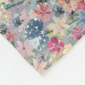 Golden Retriever Paars Dog Gift Pet Sitter Fleece Deken (Hoek)