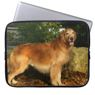 Golden Retriever Panting Laptop Sleeve
