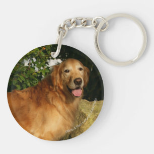 Golden Retriever Panting Sleutelhanger