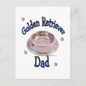 Golden Retriever papa Briefkaart (Voorkant)
